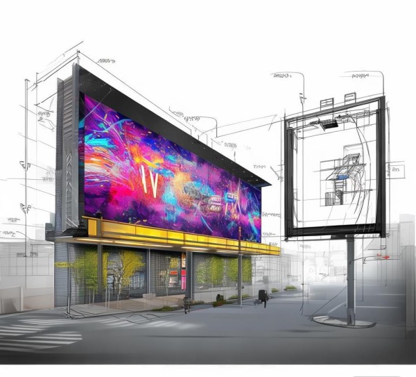 广告牌规划与外装修图纸需求分析，优化广告牌位置，提升整体视觉效果